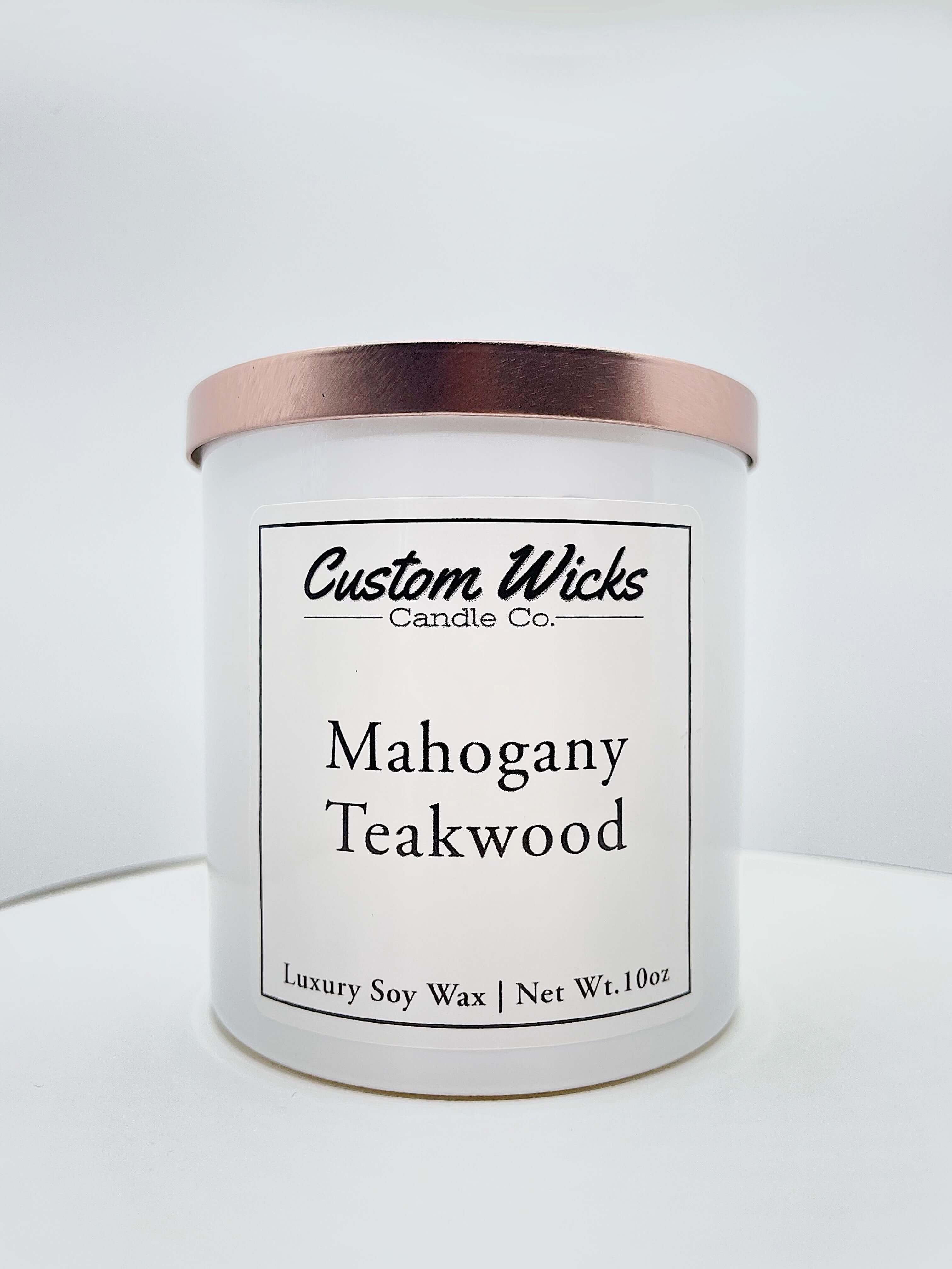 Mahogany + Teakwood Gold Travel Tin – 228 Grant Street Candle Co.